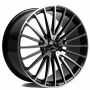 Легковой диск Skill Wheels SL273 11,5x23 5x112 ET47 66,6 чёрный + полированные спицы